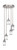 Toltec Lighting - 2145-BN-3009 - Five Light Pendalier - Empire - Brushed Nickel