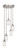 Toltec Lighting - 2145-BN-310 - Five Light Pendalier - Empire - Brushed Nickel