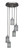 Toltec Lighting - 2145-BN-4062 - Five Light Cluster Pendalier - Empire - Brushed Nickel