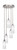 Toltec Lighting - 2145-BN-4091 - Five Light Pendalier - Empire - Brushed Nickel