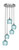 Toltec Lighting - 2145-BN-4605 - Five Light Pendalier - Empire - Brushed Nickel