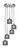 Toltec Lighting - 2145-BN-4612 - Five Light Pendalier - Empire - Brushed Nickel