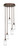 Toltec Lighting - 2145-BRZ-3001 - Five Light Pendalier - Empire - Bronze