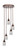 Toltec Lighting - 2145-BRZ-3002 - Five Light Pendalier - Empire - Bronze