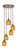 Toltec Lighting - 2145-BRZ-625 - Five Light Pendalier - Empire - Bronze