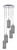 Toltec Lighting - 2145-CH-4092 - Five Light Pendalier - Empire - Chrome
