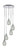 Toltec Lighting - 2145-CH-4165 - Five Light Pendalier - Empire - Chrome