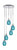 Toltec Lighting - 2145-CH-5055 - Five Light Pendalier - Empire - Chrome