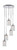 Toltec Lighting - 2145-CH-530 - Five Light Pendalier - Empire - Chrome