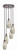 Toltec Lighting - 2145-DG-5064 - Five Light Pendalier - Empire - Dark Granite