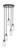 Toltec Lighting - 2145-ES-310 - Five Light Pendalier - Empire - Espresso