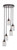 Toltec Lighting - 2145-ES-530 - Five Light Pendalier - Empire - Espresso
