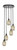 Toltec Lighting - 2145-MB-406 - Five Light Pendalier - Empire - Matte Black