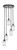 Toltec Lighting - 2145-MB-531 - Five Light Pendalier - Empire - Matte Black