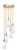 Toltec Lighting - 2145-NAB-4091 - Five Light Pendalier - Empire - New Age Brass