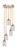 Toltec Lighting - 2145-NAB-530 - Five Light Pendalier - Empire - New Age Brass