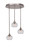 Toltec Lighting - 2183-BN-202 - Three Light Pendalier - Empire - Brushed Nickel