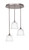 Toltec Lighting - 2183-BN-4081 - Three Light Pendalier - Empire - Brushed Nickel