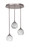 Toltec Lighting - 2183-BN-4109 - Three Light Pendalier - Empire - Brushed Nickel