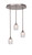 Toltec Lighting - 2183-BN-4280 - Three Light Pendalier - Empire - Brushed Nickel