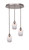 Toltec Lighting - 2183-BN-4460 - Three Light Pendalier - Empire - Brushed Nickel