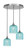 Toltec Lighting - 2183-BN-4915 - Three Light Pendalier - Empire - Brushed Nickel