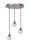 Toltec Lighting - 2183-BN-5110 - Three Light Pendalier - Empire - Brushed Nickel