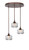 Toltec Lighting - 2183-BRZ-4490 - Three Light Pendalier - Empire - Bronze