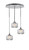 Toltec Lighting - 2183-CH-4490 - Three Light Pendalier - Empire - Chrome
