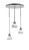 Toltec Lighting - 2183-CH-4769 - Three Light Pendalier - Empire - Chrome