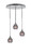 Toltec Lighting - 2183-CH-5112 - Three Light Pendalier - Empire - Chrome