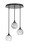 Toltec Lighting - 2183-MB-4109 - Three Light Pendalier - Empire - Matte Black