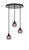 Toltec Lighting - 2183-MB-5112 - Three Light Pendalier - Empire - Matte Black