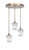 Toltec Lighting - 2183-NAB-4031 - Three Light Pendalier - Empire - New Age Brass