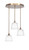 Toltec Lighting - 2183-NAB-4081 - Three Light Pendalier - Empire - New Age Brass