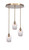 Toltec Lighting - 2183-NAB-4460 - Three Light Pendalier - Empire - New Age Brass