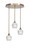 Toltec Lighting - 2183-NAB-4811 - Three Light Pendalier - Empire - New Age Brass