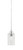 Toltec Lighting - 22-CH-300 - One Light Mini Pendant - Any - Chrome