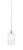Toltec Lighting - 22-CH-3001 - One Light Mini Pendant - Any - Chrome
