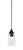 Toltec Lighting - 22-DG-300 - One Light Mini Pendant - Any - Dark Granite