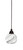 Toltec Lighting - 22-DG-4109 - One Light Mini Pendant - Any - Dark Granite