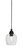 Toltec Lighting - 22-DG-4812 - One Light Mini Pendant - Any - Dark Granite