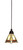 Toltec Lighting - 22-DG-9345 - One Light Mini Pendant - Any - Dark Granite