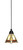 Toltec Lighting - 22-MB-9345 - One Light Mini Pendant - Any - Matte Black