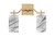 Toltec Lighting - 2312-NAB-549 - Two Light Bath Bar - Corbin - New Age Brass