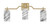 Toltec Lighting - 2313-NAB-549 - Three Light Bath Bar - Corbin - New Age Brass