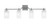 Toltec Lighting - 2314-GP-541 - Four Light Bath Bar - Corbin - Graphite