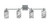 Toltec Lighting - 2314-GP-549 - Four Light Bath Bar - Corbin - Graphite