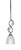 Toltec Lighting - 232-CH-500 - One Light Mini Pendant - Jazz - Chrome