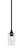 Toltec Lighting - 23-BC-300 - One Light Mini Pendant - Stem - Black Copper